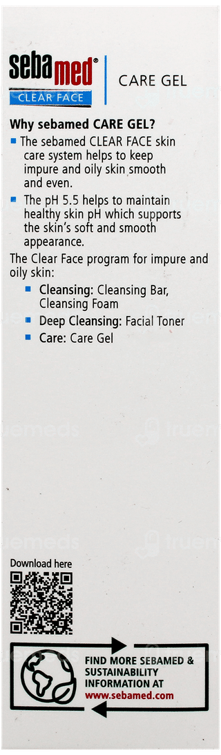 Sebamed Clear Face Care Gel 50Ml