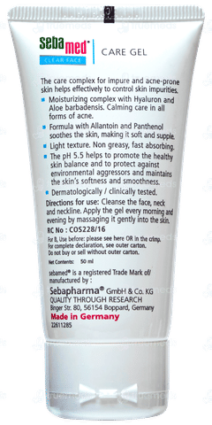 Sebamed Clear Face Care Gel 50ml