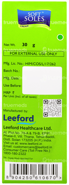 Soft Soles Cream 30gm