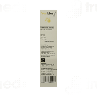 Sunbless Spf 50+ Pa+++ Silicone Sunscreen Gel 60gm