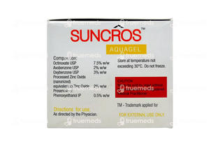 Suncros Aqua Spf 26 Gel 100 GM
