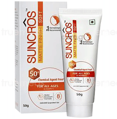 Suncros Matte Finsh Soft Spf 50+ Pa+++ Gel 50gm