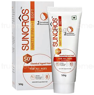 Suncros Matte Finsh Soft Spf 50+ Pa+++ Gel 50gm