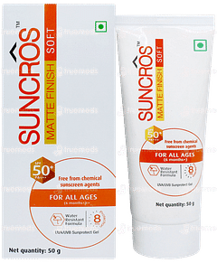 Suncros Matte Finsh Soft Spf 50+ Pa+++ Gel 50gm