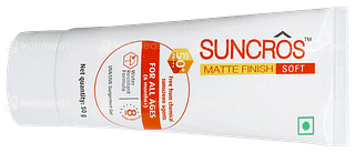 Suncros Matte Finsh Soft Spf 50+ Pa+++ Gel 50gm