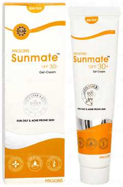 Sunmate Spf 30+ Gel Cream 50gm Sunmate Spf 30+ Gel Cream 50gm