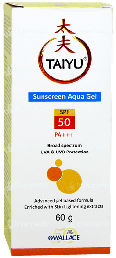 Taiyu Spf 50 Pa+++ Sunscreen Aqua Gel 60gm