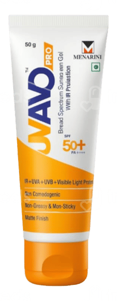 Uvavo Pro Spf 50+ Pa++++ Sunscreen Gel 50Gm