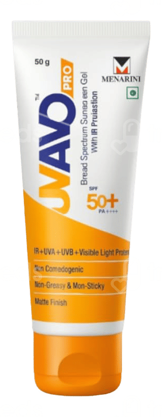 Uvavo Pro Spf 50+ Pa++++ Sunscreen Gel 50Gm