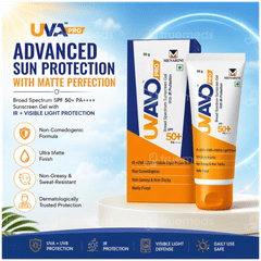 Uvavo Pro Spf 50+ Pa++++ Sunscreen Gel 50Gm
