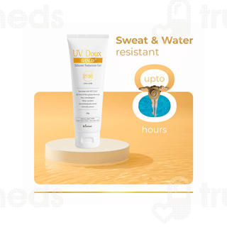 Brinton Uv Doux Gold Spf 50 Pa+++ Silicone Sunscreen Gel 50Gm