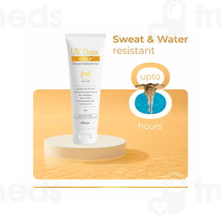 Brinton Uv Doux Gold Spf 50 Pa+++ Silicone Sunscreen Gel 50gm
