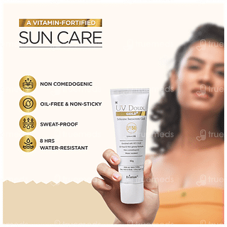 Uv Doux Gold Spf 50 Silicone Sunscreen Gel 50gm