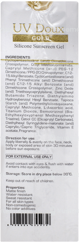 Brinton Uv Doux Spf 50 Pa+++ Silicone Sunscreen Gel 50gm