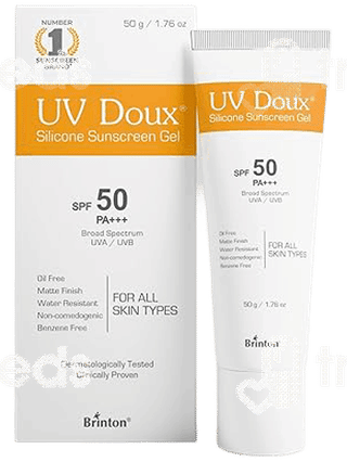 Brinton Uv Doux Spf 50 Pa+++ Silicone Sunscreen Gel 50Gm