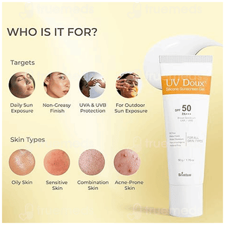 Brinton Uv Doux Spf 50 Pa+++ Silicone Sunscreen Gel 50Gm