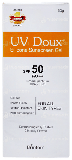 Brinton Uv Doux Spf 50 Pa+++ Silicone Sunscreen Gel 50gm