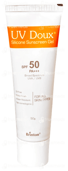 Brinton Uv Doux Spf 50 Pa+++ Silicone Sunscreen Gel 50gm