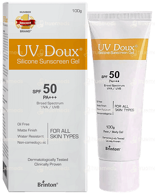 Uv Doux Spf 50 Pa+++ Silicone Sunscreen Gel 100gm