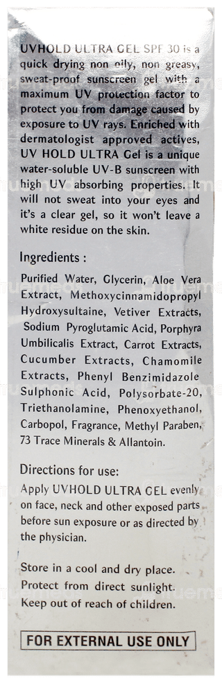 Uvhold Spf 30 Ultra Gel 100Ml