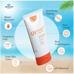 Uvsmart Spf 40+ Pa++++ Sunscreen Gel 50gm