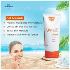 Uvsmart Spf 40+ Pa++++ Sunscreen Gel 50gm