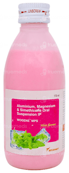 Wogene Mps Mint Flavour Suspension 170ml Wogene Mps Mint Flavour Suspension 170ml
