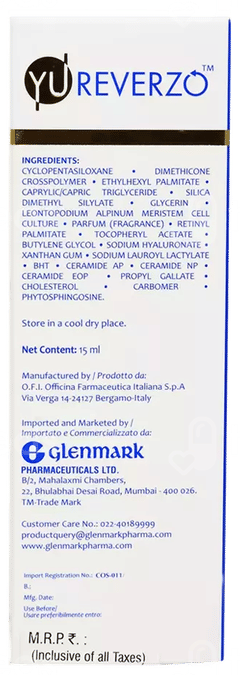Yureverzo Under Eye Gel 15 Ml