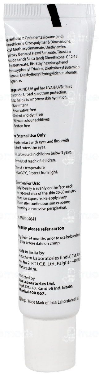 Acne Uv Spf 30 Pa+++ Gel 30Gm