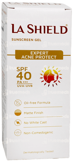 La Shield Spf 40 Pa +++ Sunscreen Gel 50Gm