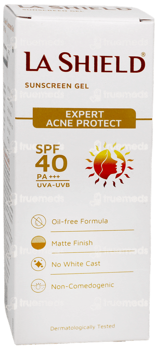 La Shield Spf 40 Pa +++ Sunscreen Gel 50Gm
