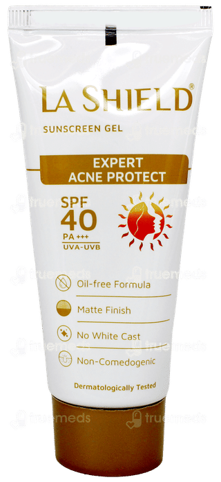 La Shield Spf 40 Pa +++ Sunscreen Gel 50Gm