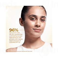 La Shield Spf 40 Pa +++ Sunscreen Gel 50Gm