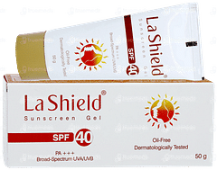 La Shield Spf 40 Pa +++ Sunscreen Gel 50gm La Shield Spf 40 Pa +++ Sunscreen Gel 50gm
