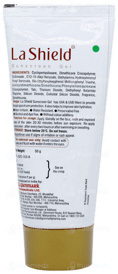 La Shield Spf 40 Pa +++ Sunscreen Gel 50gm
