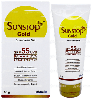 Sunstop Gold Spf 55 Pa+++ Sunscreen Gel 50gm