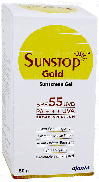 Sunstop Gold Spf 55 Pa+++ Sunscreen Gel 50gm