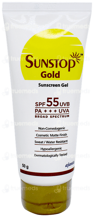 Sunstop Gold Spf 55 Pa+++ Sunscreen Gel 50gm