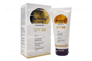 Sunstop Gold Spf 55 Pa+++ Sunscreen Gel 50gm