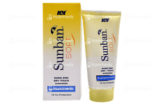 Sunban Soft Sunscreen Spf 50+ Gel 75 GM