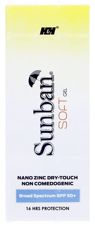 Sunban Soft Sunscreen Spf 50+ Gel 75gm