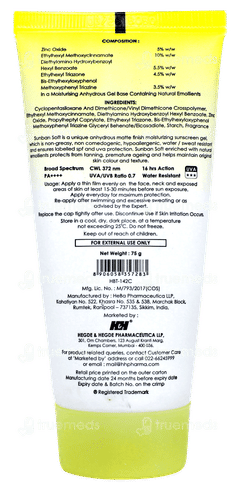 Sunban Soft Spf 50+ Gel 75gm