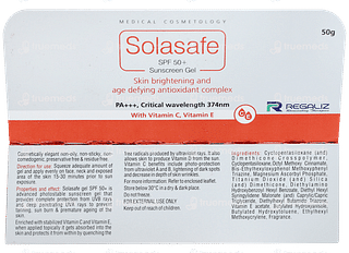 Solasafe Spf 50+ Sunscreen Gel 50gm