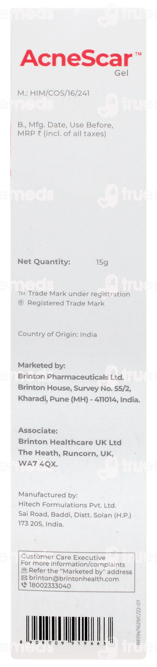 Acnescar Gel 15gm