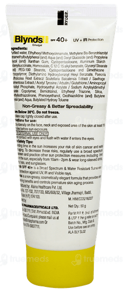Blynds Spf 40+ Pa +++ Emulgel 50gm