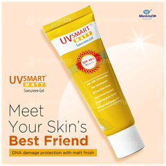 Uvsmart Matt Spf 40+ Pa++++ Sunscreen Gel 50gm