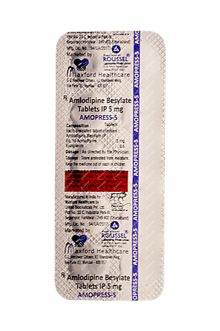 Amopress 5 Tablet 10