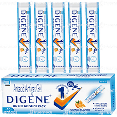 DIGENE ON THE GO PACK ORANGE FLAVOUR GEL 10ML