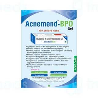 Acnemend Bpo 0.1/2.5% Gel 20 GM