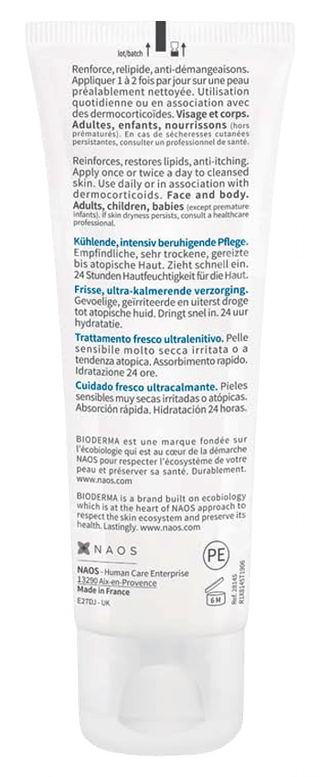 Bioderma Atoderm Intensive Gel Creme 75Ml